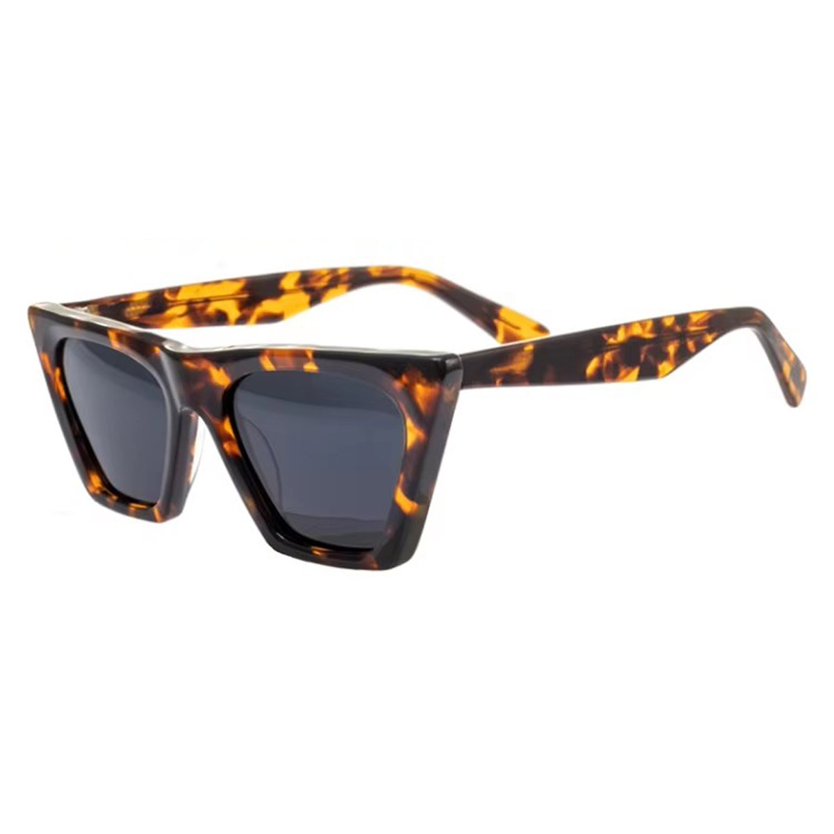 Nylon linse i matt acetat-ramme av acetat solbriller