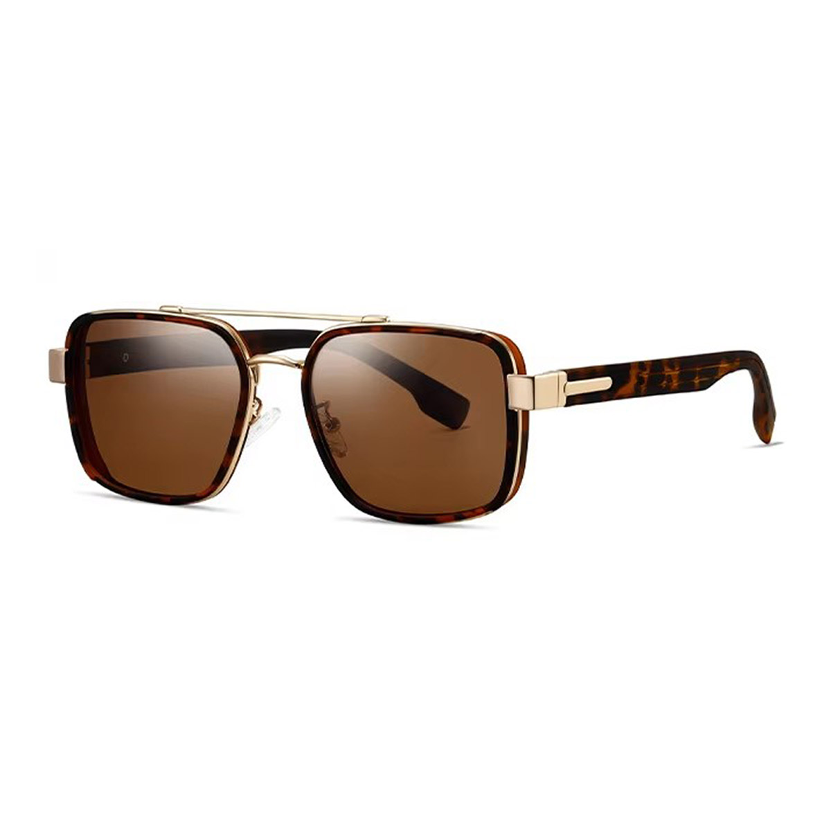 Metall Square Frame TR Temple Gradient Solbriller