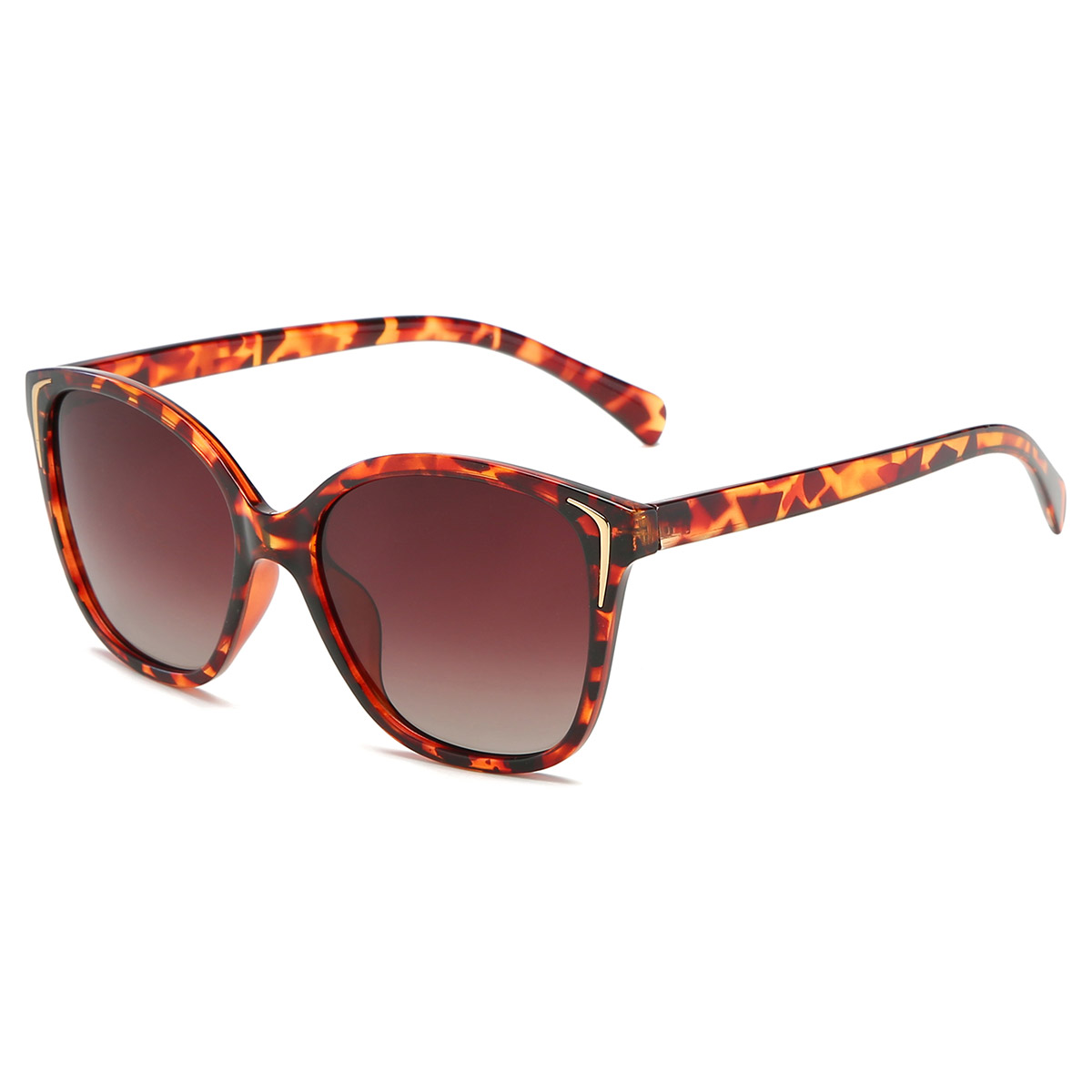 Cat-eye innfatning gradient TR/PC solbriller Cat-eye innfatning gradient TR/PC solbriller