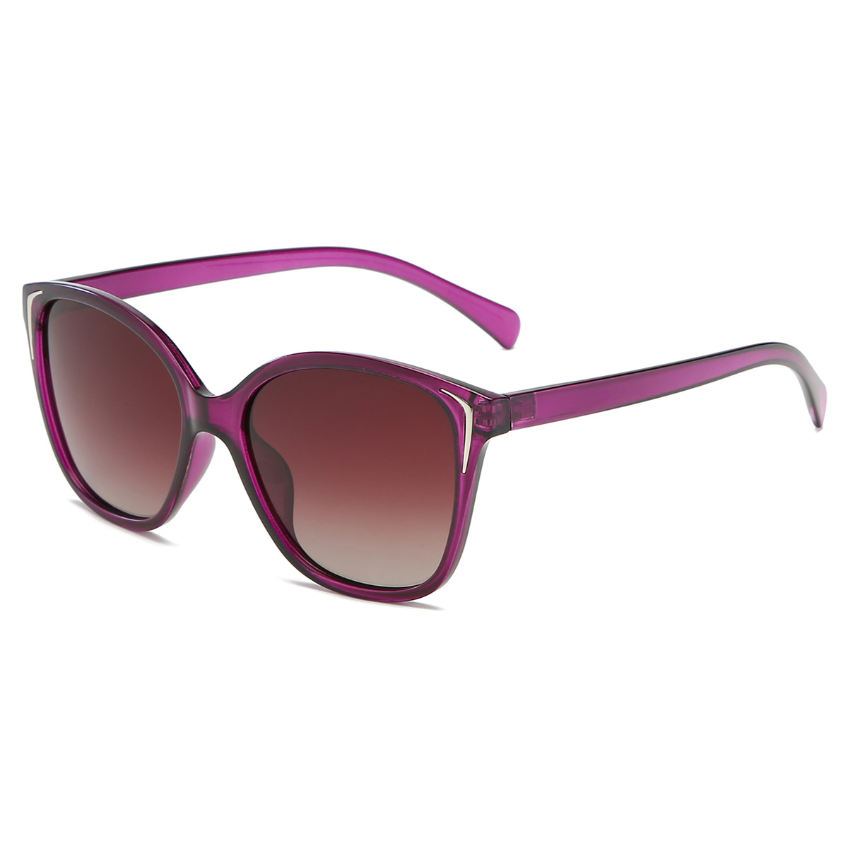Cat-eye innfatning gradient TR/PC solbriller Cat-eye innfatning gradient TR/PC solbriller