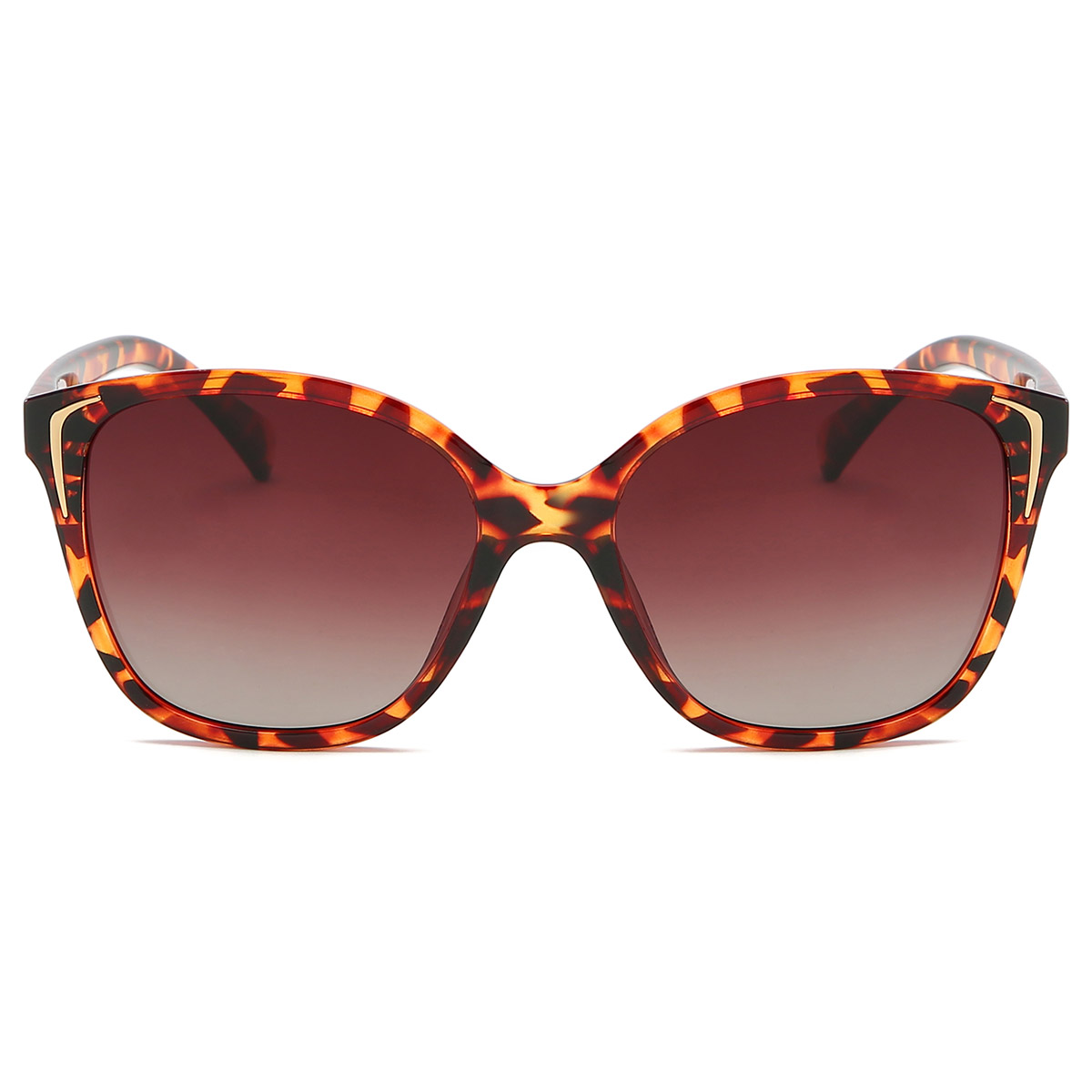 Cat-eye innfatning gradient TR/PC solbriller Cat-eye innfatning gradient TR/PC solbriller