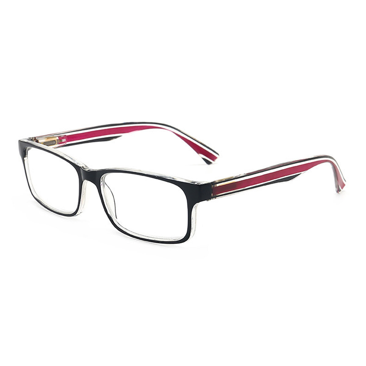 TR90 ultralette, firkantede, elastiske lesebriller for menn